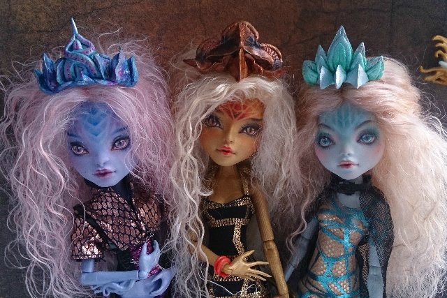 ООАК Monster High — ООАК Monster High и Ever After High: репейнт (фото 4)