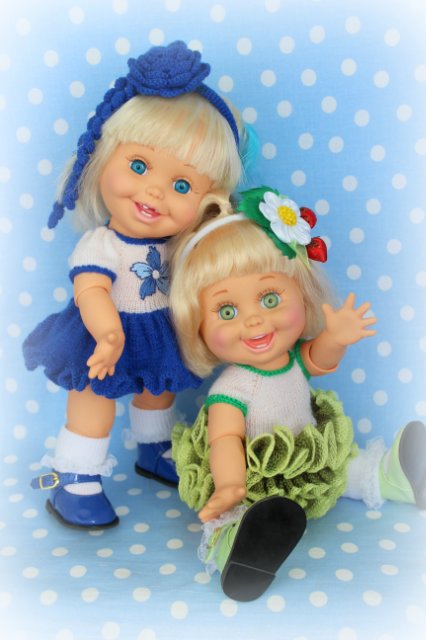 Салли и Мия мои любимочки Galoob baby face