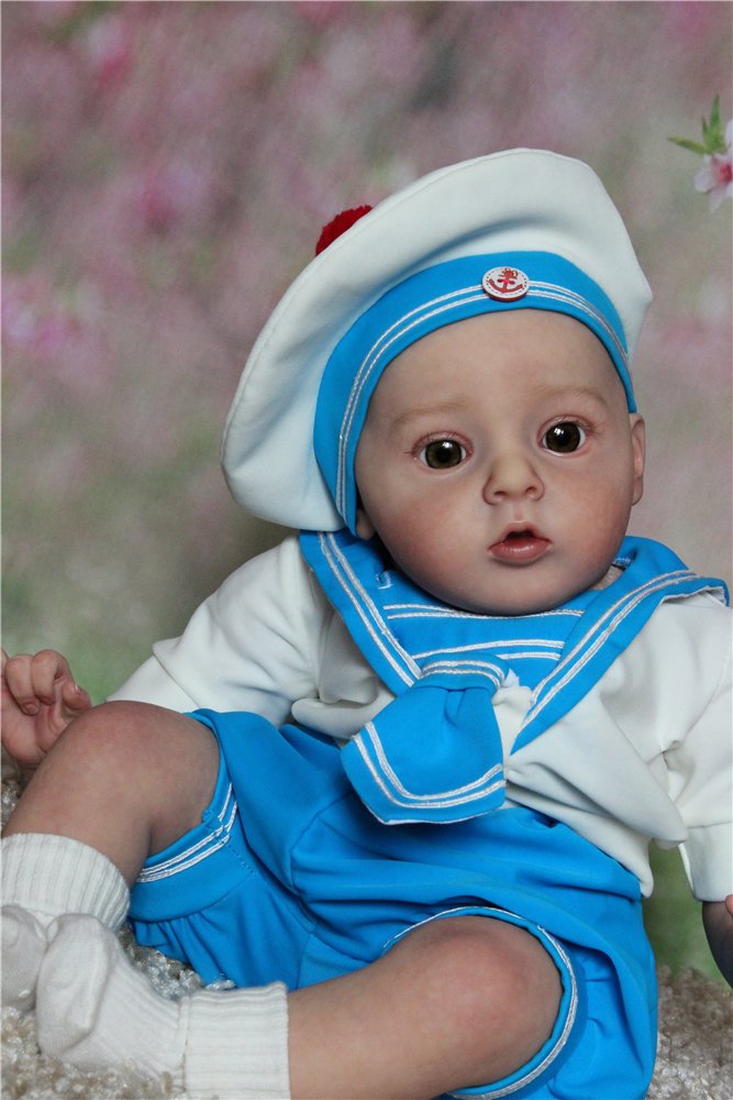 Тимошка-Капитан. Кукла реборн Светланы Преображенской (фото 3)