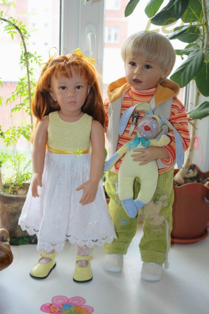 Новое платье Шанталь и наш Зая