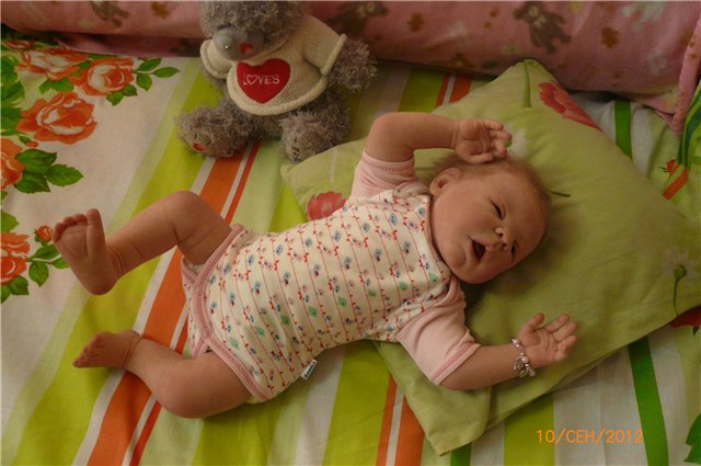 Моя маленькая новорожденная дочка - кукла реборн Ляля | Бэйбики Моя маленькая новорожденная дочка - кукла реборн Ляля