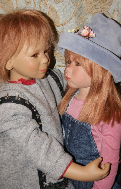 Inari - скромная красота и красавчик Hugo от Annete Himstedt