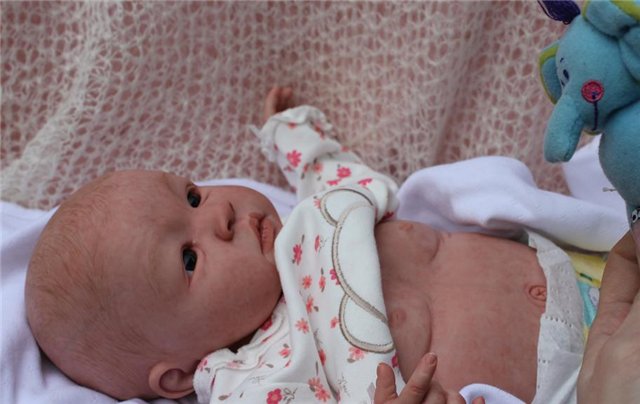 Малышка Дианочка. Кукла-реборн Виктории Бард (фото 2)