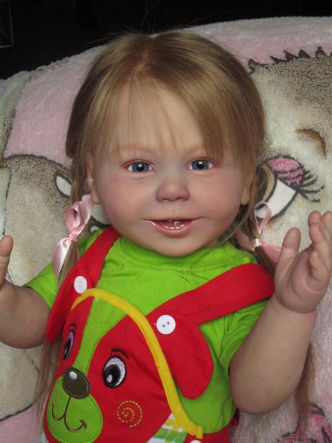 Оторвыш Сьюзон и крошка Виктория. Куклы реборн Светланы Преображенской (фото 6)