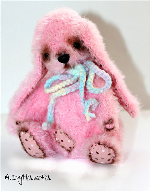 Зайка - игрушка вязанная крючком (фото 5)