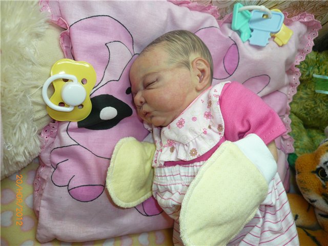 Моя дюймовочка реборн Настенька (фото 5)