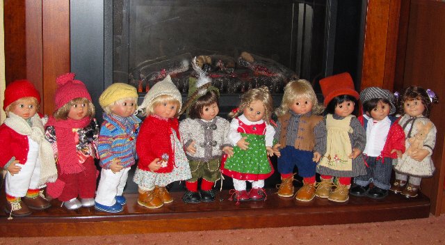 Новый год в семейке вихтелей. Куклы от Rosemarie Muller | Бэйбики Новый год в семейке вихтелей. Куклы от Rosemarie Muller