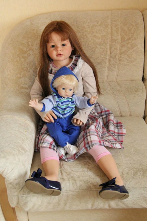 Девочка Эвелина — Куклы Реборн (Reborn): работы мастеров