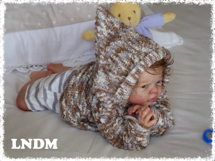 Любимый молд куклы реборн Ноа.Теперь с открытыми глазками (фото 7)