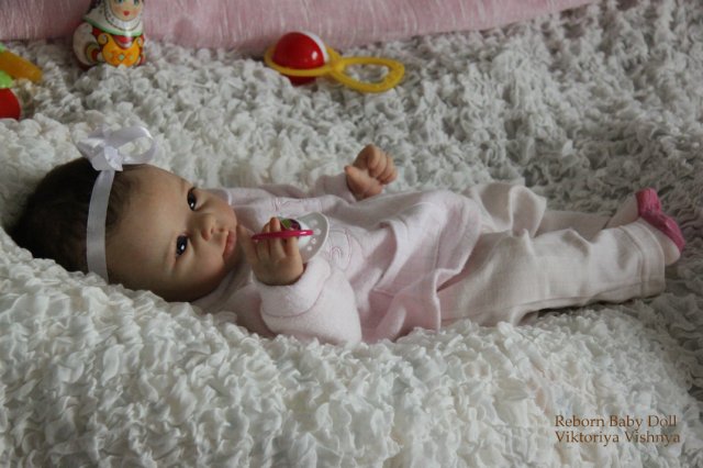Девочка Кристочка... Куколка реборн Виктории Вишни