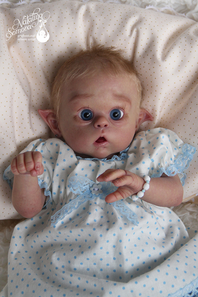 Эльфик Герда. Кукла реборн Наталии Сомовой