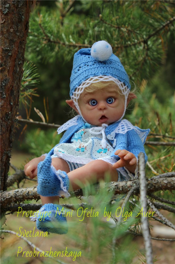 Мой прототип мини Офелии от Ольги Ауэр. Куклы реборн Светланы Преображенской (фото 8)