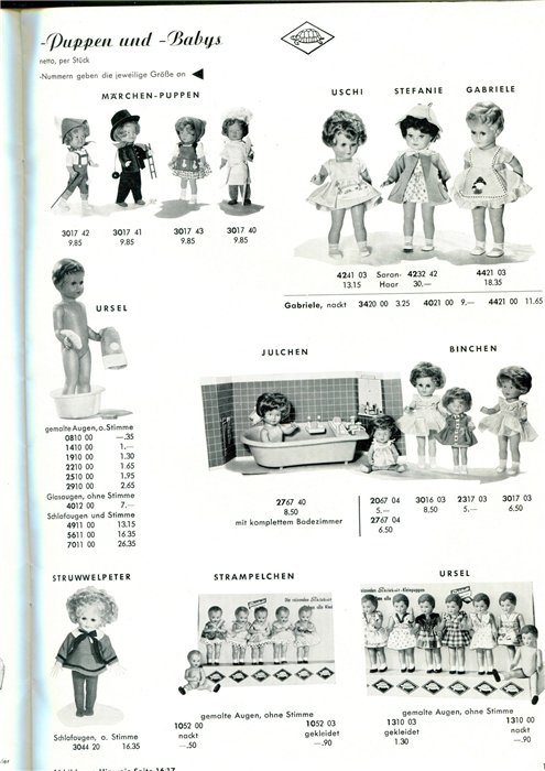 Шильдкрёт Штефани — Куклы Schildkrot (Шильдкрет): современные