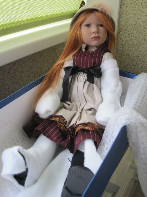 Зажги на моём лице солнце, моя рыжуля Энни. Коллекционная кукла (фото 3)