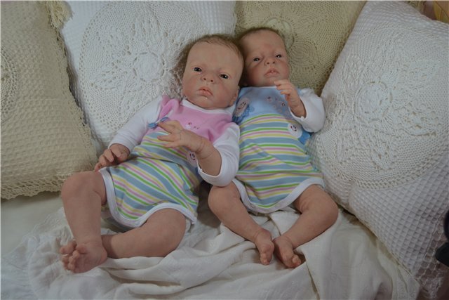 Эмма, Жан, Жасмин. Куклы реборн Татьяны Гордиенко