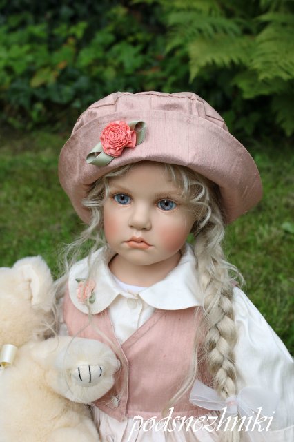 Летние девочки - редкие белокурые красавицы от Хильдегард Гюнцель для Walterhäuser Puppenmanufaktur