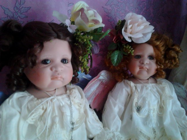 "Родственные души" ангелочки от Linda Valentino Michel