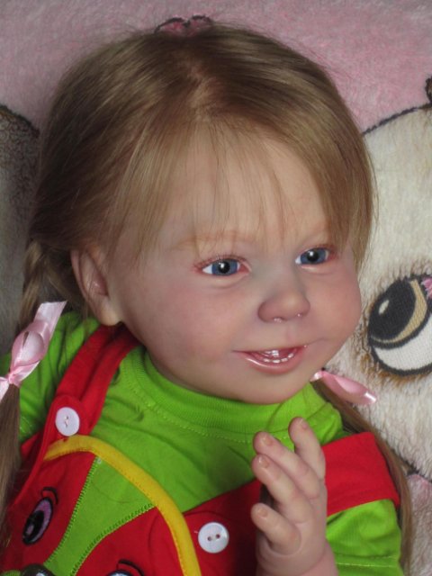 Оторвыш Сьюзон и крошка Виктория. Куклы реборн Светланы Преображенской (фото 8)