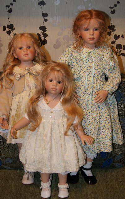 Три сестры - Дария, Виола и Анн -Фабиенн от Walterhauser Puppenfaktur (фото 6)