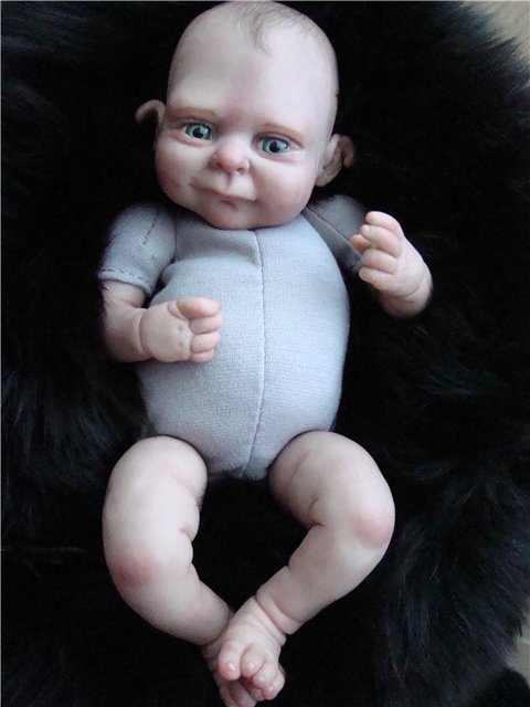 Маленькая Снежинка и помпушка Рози. Авторские куклы Кондрашовой Ирины