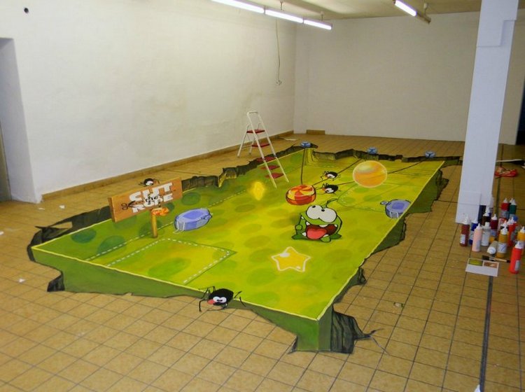 Объемная ЗD живопись на асфальте от художника Николая Арндта (фото 3)