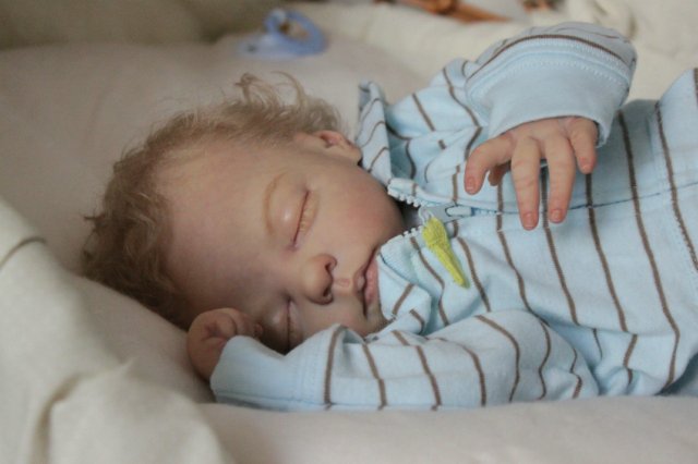 Мальчик одуванчик... Куколка реборн Вишни Виктории