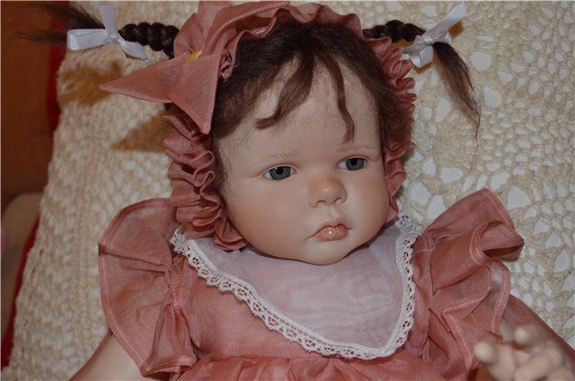 Ruth Treffeisen... Мышка — Фарфоровые куклы Ruth Treffeisen (Рут Треффейсен): авторские (фото 4)