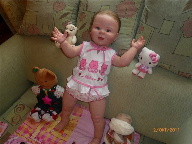 Прогулочка. Кукла реборн Кристалета