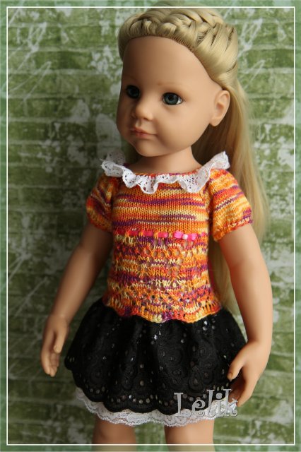 Летние кофточки для Gotz — Одежда и обувь для кукол своими руками: фото (фото 2)