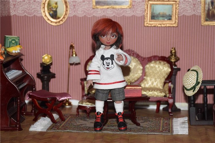 Одна кукла, а столько образов! Распаковка "Домисоль", авторская кукла Марии Пикуновой (фото 7)
