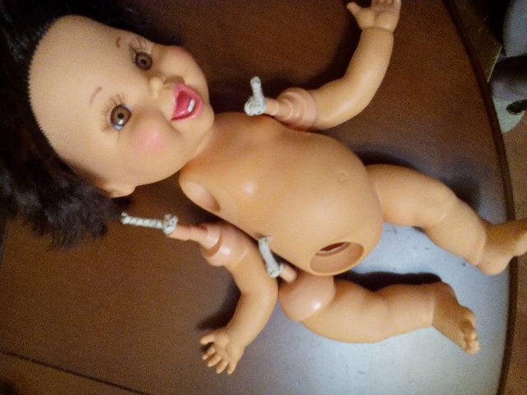 МК Перетяжка куклы банной серии Galoob Baby Face