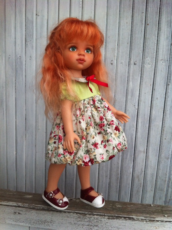 Рыжий, рыжий, конопатый — ООАК Paola Reina (Паола Рейна) и испанских кукол: перерисовка (фото 6)