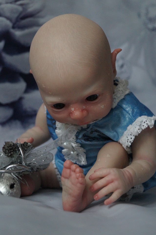 Зимний эльф Снежан — Куклы Реборн (Reborn): работы мастеров