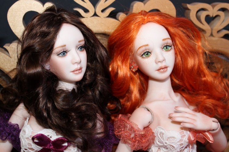 Две шарнирные куклы-танцовщицы Вайолет и Алисия, есть фото 18+ (фото 7)