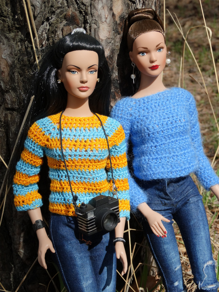 Tonner dolls. Тоннерки на природе