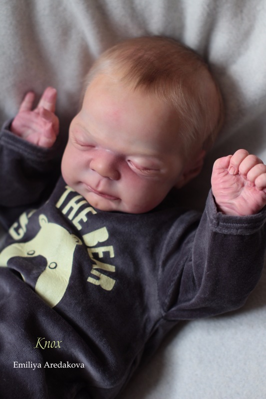 Мой реалистичный малыш реборн из молда Knox. Кукла Эмилии Аредаковой (фото 9)