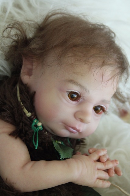 Лесной Эльфёныш,кукла-реборн Элины Кудрявцевой