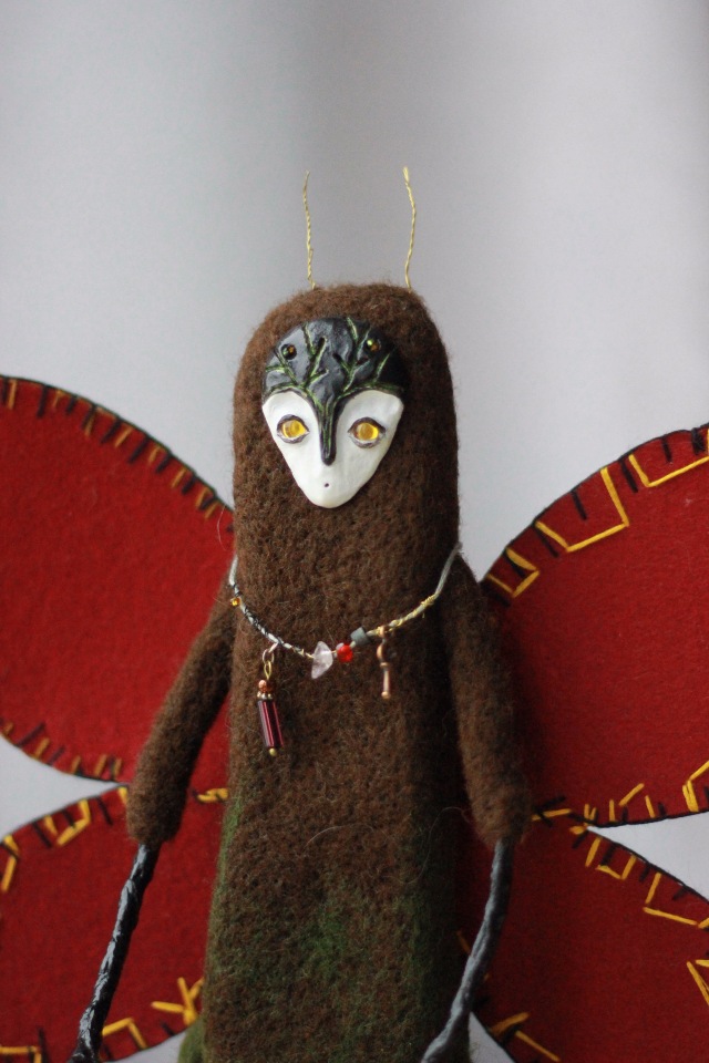 Агни. Огнеупорная. Авторская коллекционная кукла (фото 6)