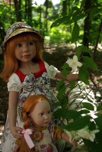 Лесная фея. Коллекционная кукла Мариелену от Zwergnase