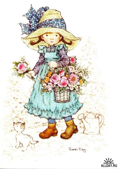 Художник-иллюстратор Сара Кей (Sarah Kay) | Бэйбики Художник-иллюстратор Сара Кей (Sarah Kay)