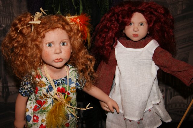 Коллекционная кукла Almalotte и компания - мои любимые рыжики Zwergnase