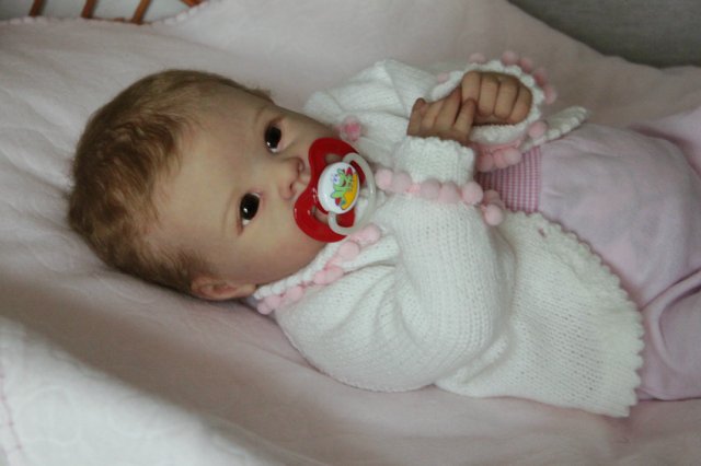 Неженка - Кристочка... Куколка реборн Виктории Вишни