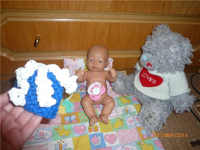 Шапочка для Настеньки — Одежда и обувь для кукол своими руками: фото (фото 4)