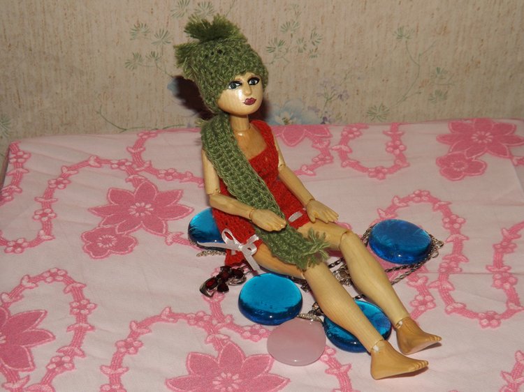 Кукла из дерева Зарина — Авторские куклы ручной работы: текстильные (фото 8)