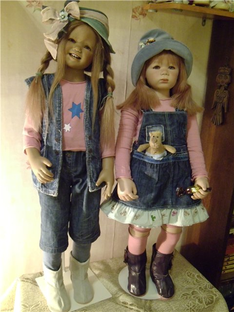 Мои первые ласточки от Annete Himstedt - Lizzi, Winni