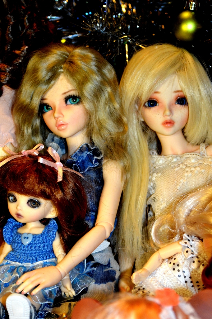 Новогодние приготовления наших красавиц BJD