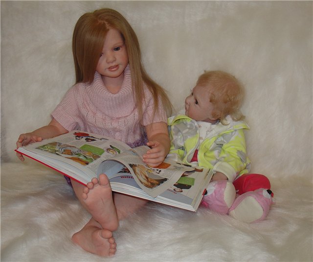 Мечтательница Ника. Кукла реборн Елены Ядриной