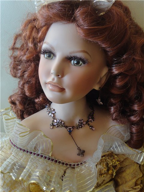 Ты провинилась...красотою! А это редкое богатство! Фарфоровая кукла Donna Rubert - София