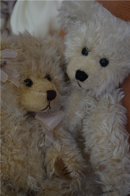 Сестрички Мери-Кейт и Джоэлла и их мишки. Автор Rose Mary Strydom