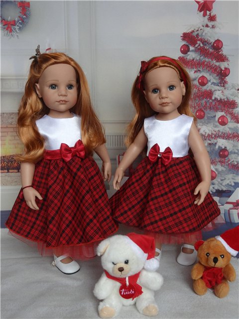 Топик "Новогодний". Платья для Готц | Бэйбики Топик "Новогодний". Платья для Готц